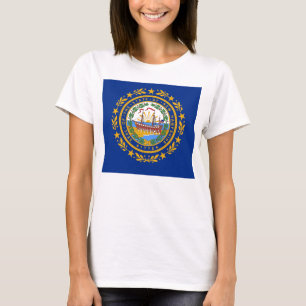 T-shirt Chemise T pour femmes avec le drapeau de l'Etat du