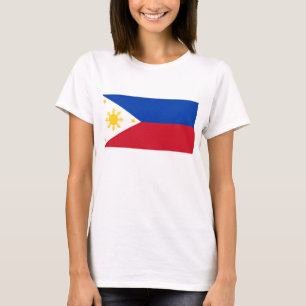 T-shirt Chemise T pour femmes avec le drapeau des Philippi