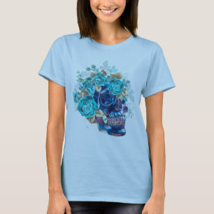 T-shirt Chemise T pour femmes Blue Bloom Requiem