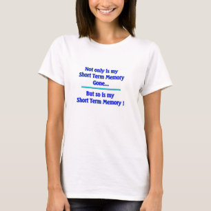 T-shirt Chemise T pour femmes en mémoire à court terme