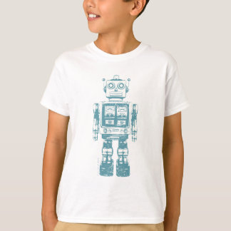 T-shirt Chemise T Robot Rétro