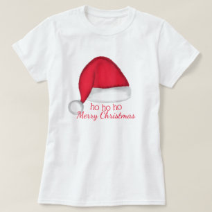 T-shirt Chemise T Santa Chapeau