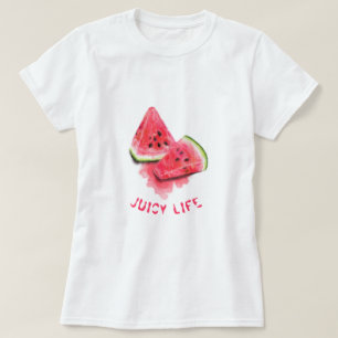 T-shirt Chemise T-Shirt, pastèque rousse et juteuse - Amus