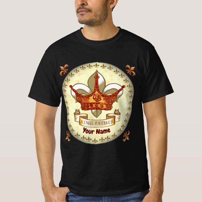 T-shirt Chemise T-Shirt, Roi de la Couronne (Devant)