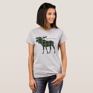 T-shirt Chemise tartane d'orignal de l'île du Cap-Breton