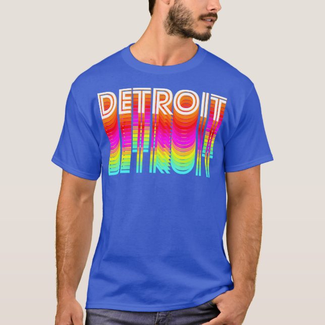 T-shirt Chemise Techno Detroit EDM Rave DJ (Devant)