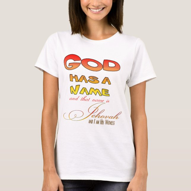 T-shirt Chemise Témoin de Jéhovah (Devant)