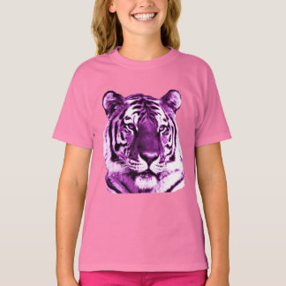 T-shirt Chemise Tiger Violet