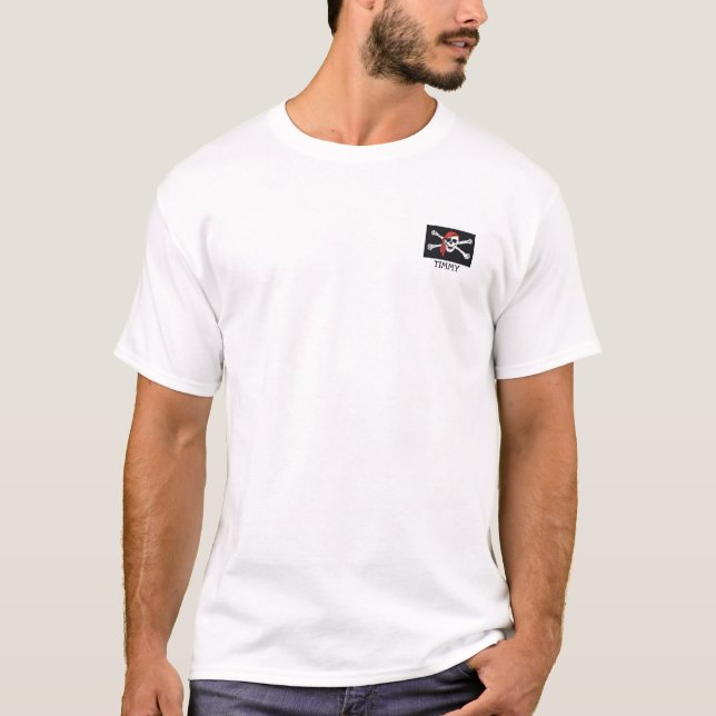 T-shirt Chemise-Timmy occidentale de dessous de verre (Devant)