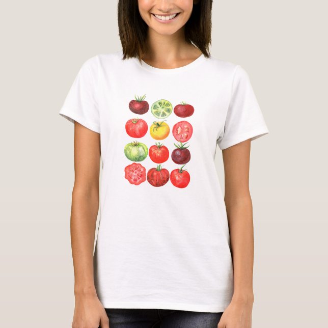 T-shirt Chemise tomates (Devant)