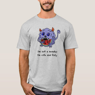 T-shirt Chemise Toothy mignonne et pelucheuse de monstre