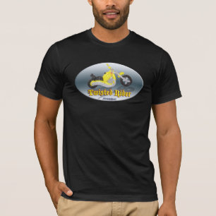 T-shirt Chemise tordue de moto de ballon de cavalier