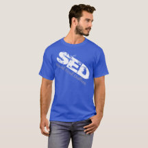 Chemise tordue par graphique de SED