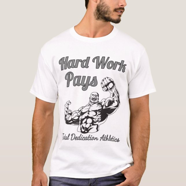 T-shirt Chemise totale d'athlétisme de dévouement (Devant)