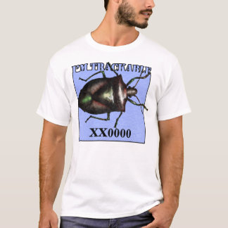 T-shirt Chemise trackable d'insecte de voyage