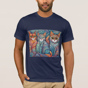 T-shirt Chemise Tri-Blend apaisante pour chats