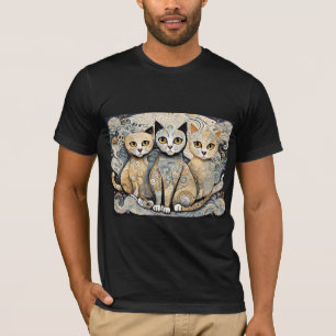 T-shirt Chemise Tri-Blend apaisante pour chats