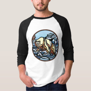 T-shirt Chemise Tribale Ours Polaire pour Hommes