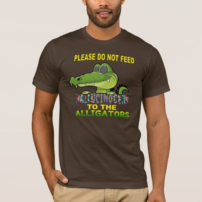 T-SHIRT CHEMISE TRIPPY D'ALLIGATOR (Devant)