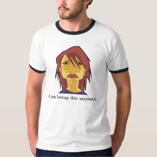 T-shirt Chemise triste de nourriture de TWWM Natasha