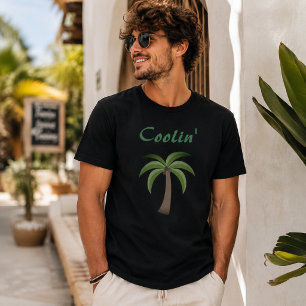 T-shirt Chemise tropicale de vacances au palmier rafraîchi