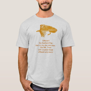 T-shirt Chemise Truite brute avec bandoulière matuka dorée