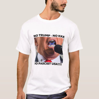 T-SHIRT CHEMISE "TRUMP "PAS DE FASCISTE USA""