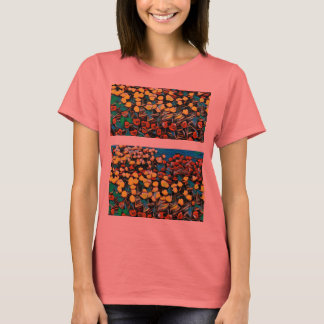 T-shirt Chemise Tulipe multicolore