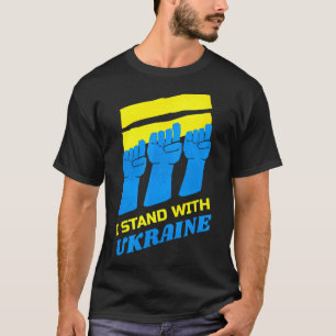 T-shirt Chemise Ukraine Soutien Ukrainien Je Suis Avec Wi