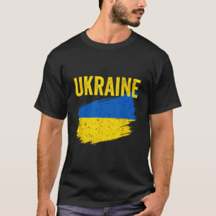 T-shirt Chemise ukrainienne drapeau ukrainien 