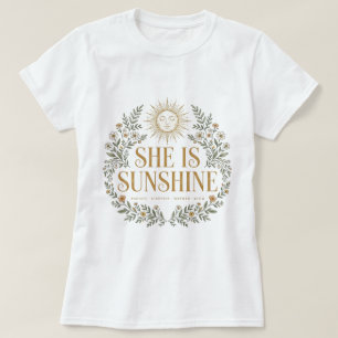 T-shirt Chemise unique design Sunshine