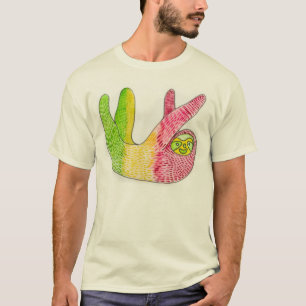 T-shirt Chemise unisexe de paresse de Rasta sur T