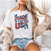 Chemise USA 4 juillet, Cadeau Patriotique pour Ell