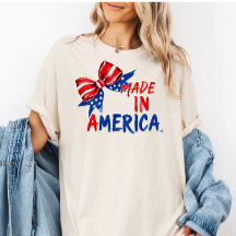 Chemise USA 4 juillet, Cadeau patriotique pour ell