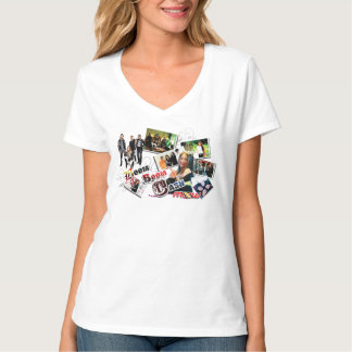 T-shirt Chemise V pour femmes Boom Boom Cash
