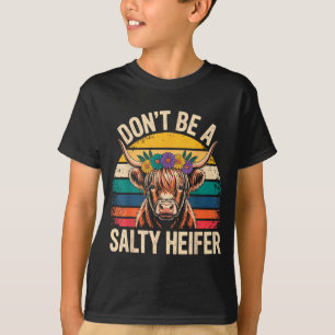 T-shirt Chemise Vache des Highlands Drôle Hommes Femmes