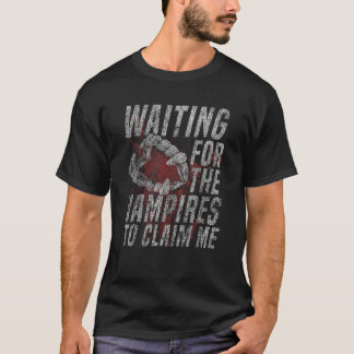 T-shirt Chemise Vampire Halloween Les Vampires En Attente