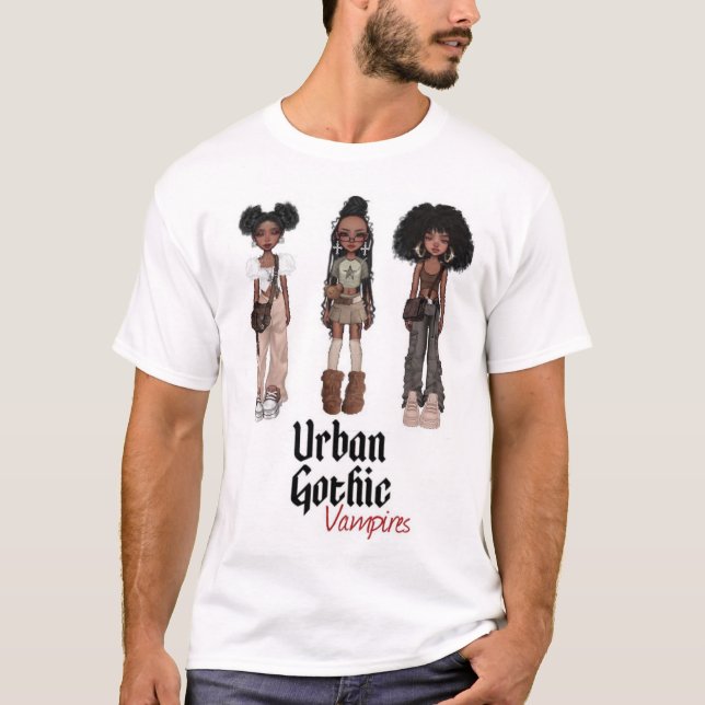T-shirt Chemise vampires gothique urbaine 6 (Devant)