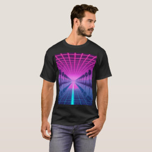 T-shirt "Chemise Vaporwave", "T-shirt Rétro 80", "T-shirt