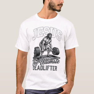 T-shirt Chemise Vectorielle Vintage Jésus Ultimate Deadlif