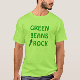 T-shirt Chemise végétale de nouveauté "de roche d'haric