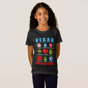 T-Shirt Chemise végétalienne d'amant de paix de droits des