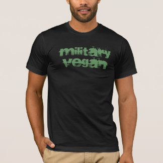 T-shirt Chemise végétalienne militaire