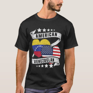T-shirt Chemise vénézuélienne du drapeau américain