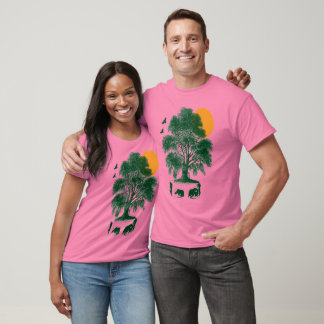 T-shirt Chemise verte en direct