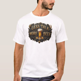 T-shirt Chemise vibrante orange CITATION MOINS DE PAROLE P