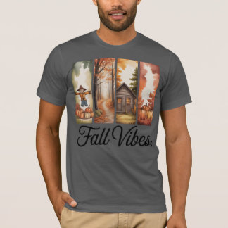 T-shirt Chemise Vibrations d'Automne – Cabane Cosy et Citr