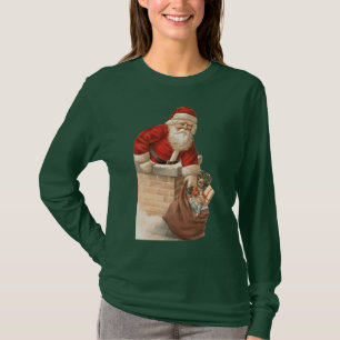 T-shirt Chemise victorienne de Noël de Père Noël