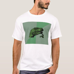T-shirt Chemise vide de Philosoraptor Meme - lumière