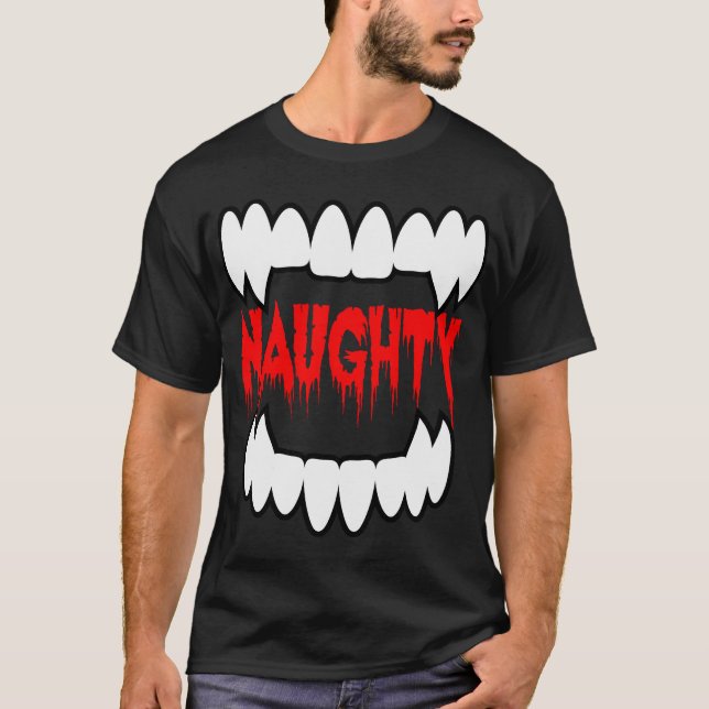 T-shirt Chemise VILAINE de vampire (Devant)